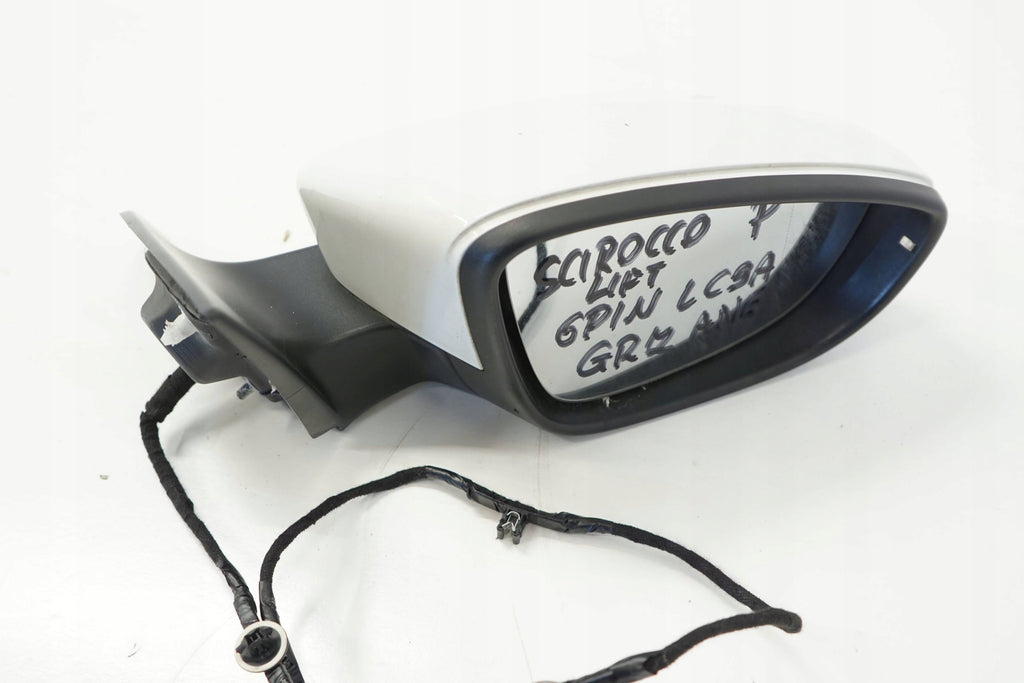 VW SCIROCCO III LIFT 15R MIRROR RIGHT 6PIN ENGLISH LC9A