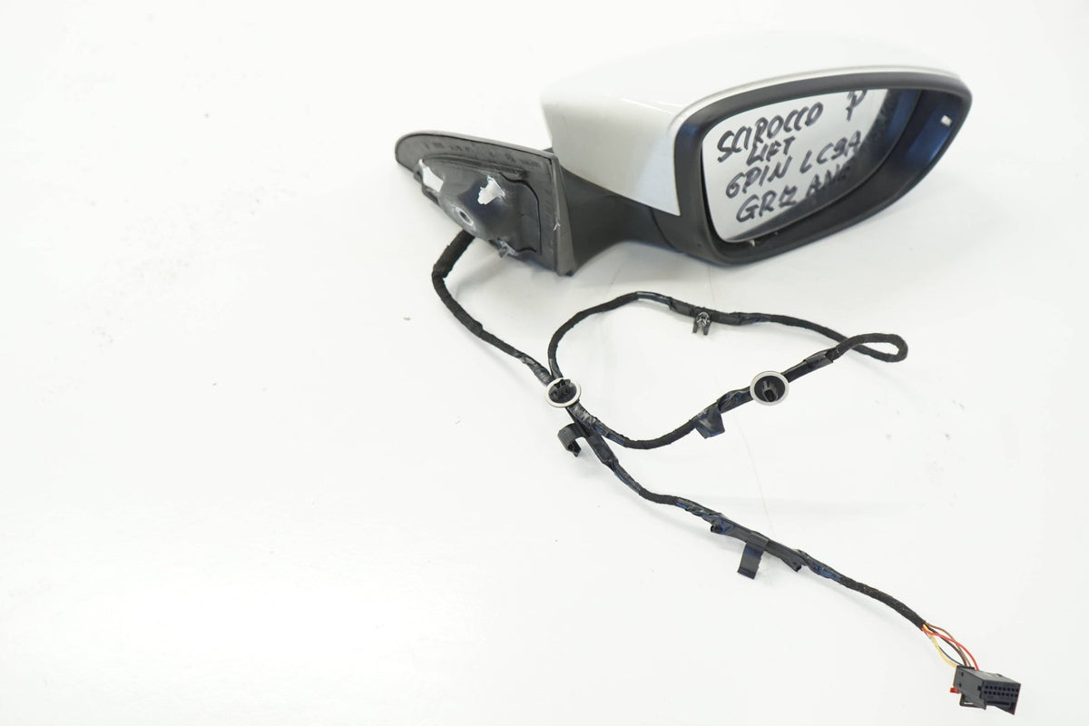 VW SCIROCCO III LIFT 15R MIRROR RIGHT 6PIN ENGLISH LC9A