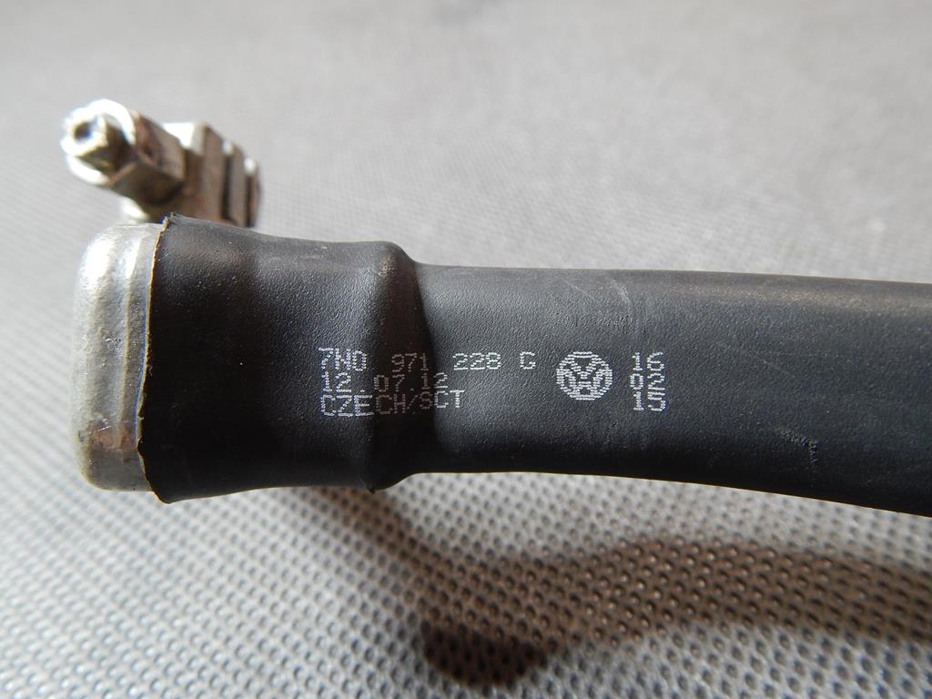 VW SHARAN 7N BATTERY CABLES 7N0971228G