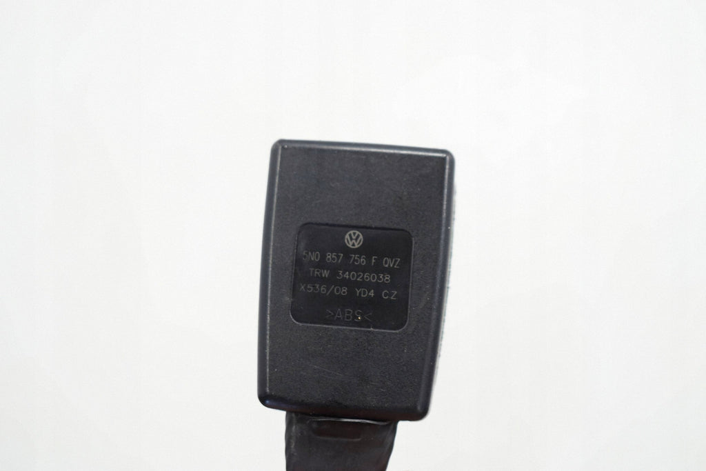 VW TIGUAN 5N 08R BUCKLE BELT RIGHT FRONT 5N0857756F