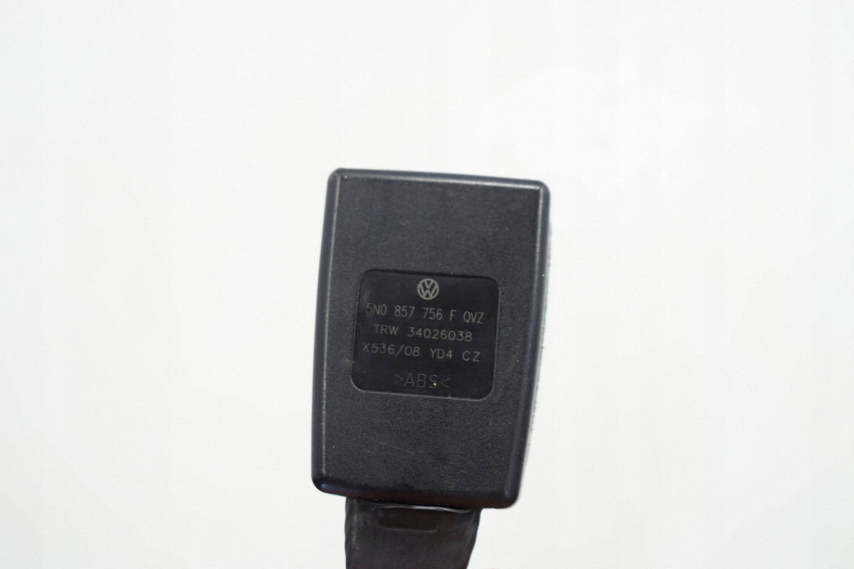 VW TIGUAN 5N 08R BUCKLE BELT RIGHT FRONT 5N0857756F