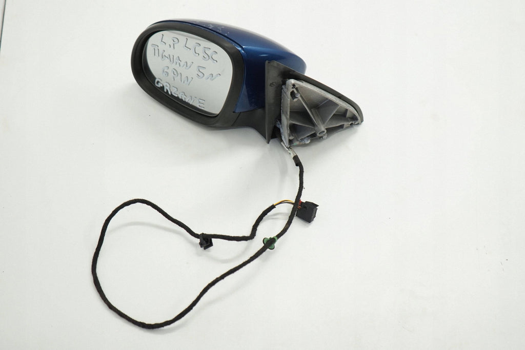 VW TIGUAN 5N 08R MIRROR LEFT 6PIN LC5C ENGLISH