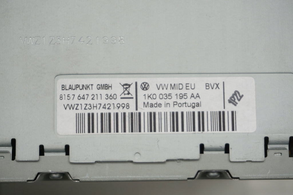 VW TIGUAN 5N 08R RADIO CD 1K0035195AA