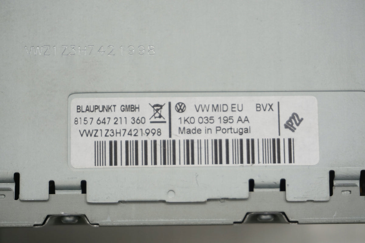 VW TIGUAN 5N 08R RADIO CD 1K0035195AA