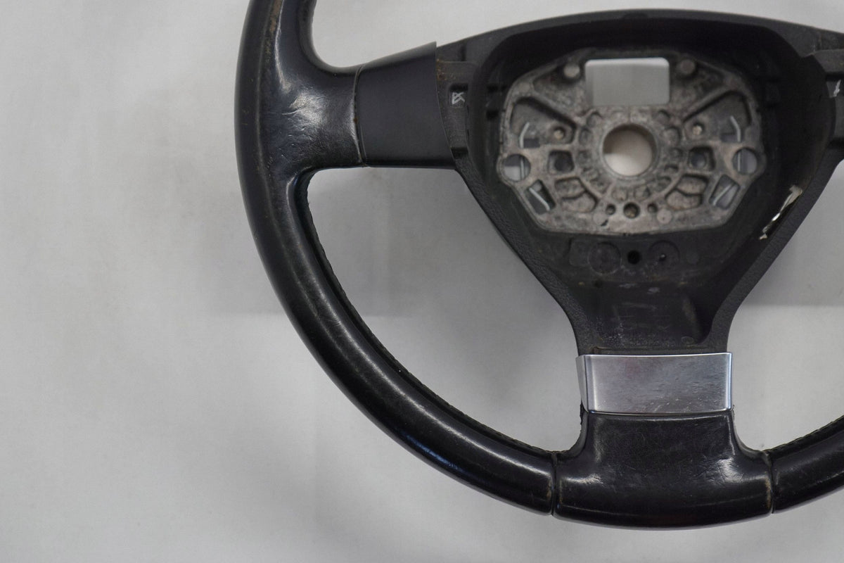 VW TIGUAN 5N 08R STEERING WHEEL LEATHER BLACK 1T0419091AB