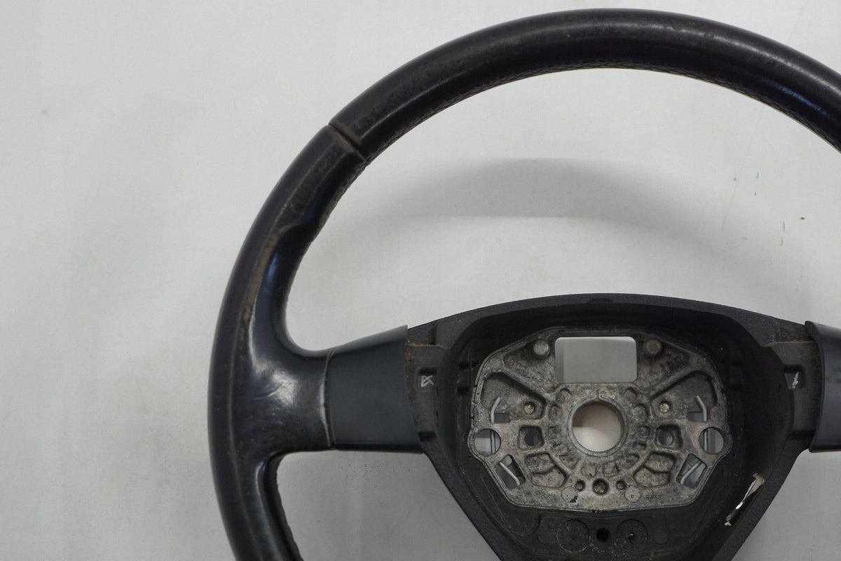 VW TIGUAN 5N 08R STEERING WHEEL LEATHER BLACK 1T0419091AB