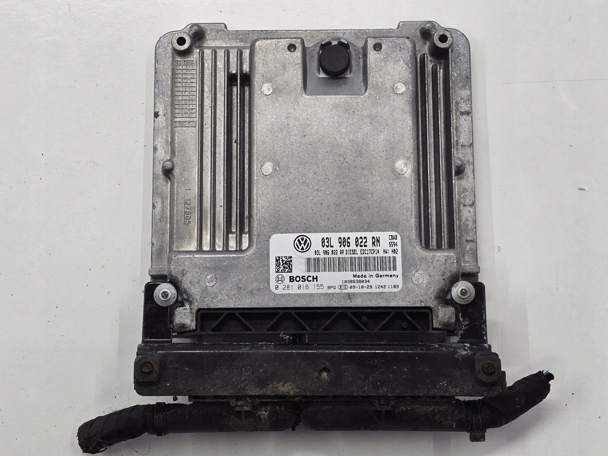 VW TIGUAN 5N 09R ENGINE DRIVER 2.0TDI 03L906022RN
