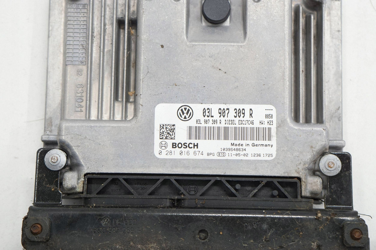 VW TIGUAN 5N 11R 2.0 TDI COMPUTER ENGINE DRIVER 03L907309R