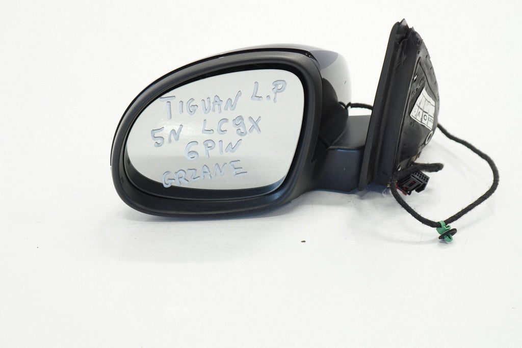 VW TIGUAN 5N 11R MIRROR LEFT 6PIN LC9X MULLED ENGLISH