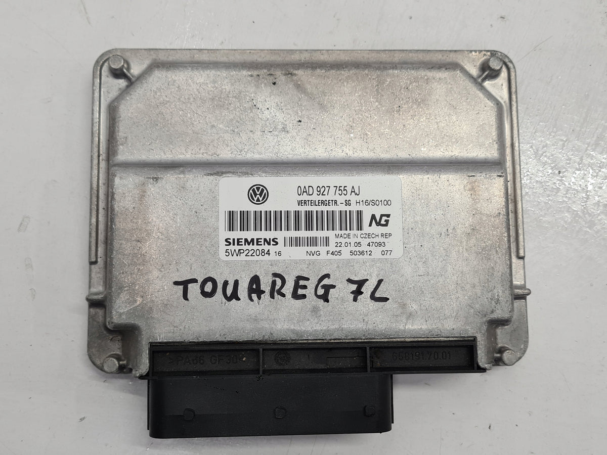 VW TOUAREG 7L REDUCER CONTROLLER 2.5TDI 0AD927755AJ