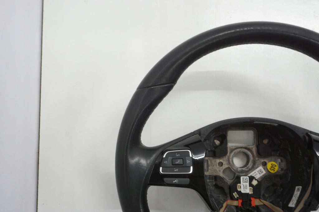 VW TOUAREG 7P 11R STEERING WHEEL LEATHER MULTIFUNCTION 7P6419091 NGB
