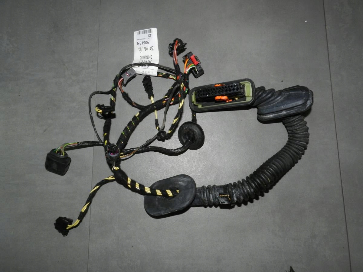 VW TOUAREG 7P DOOR HARNESS LEFT REAR 7P6971694G