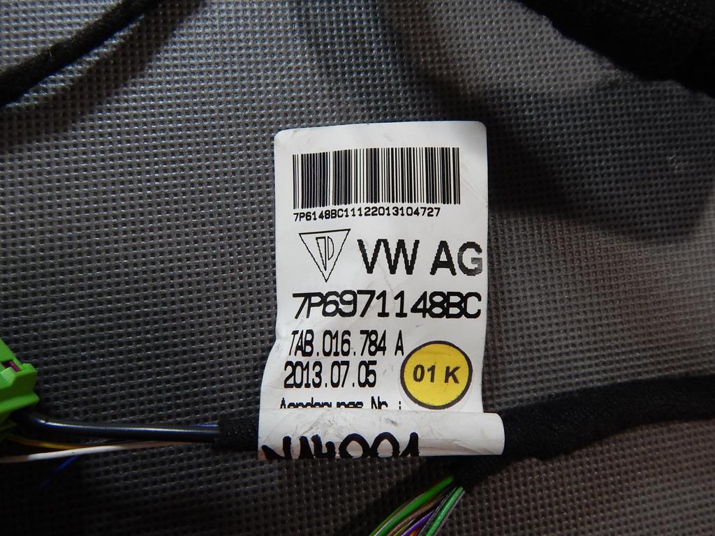 VW TOUAREG 7P FLAP HARNESS REAR 7P6971148BC