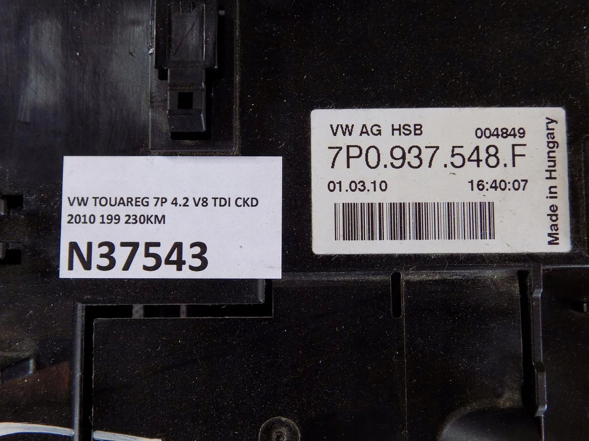 VW TOUAREG 7P FUSE BOX 7P0937548F