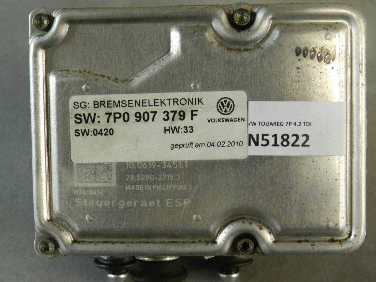 VW TOUAREG 7P PUMP ABS 7P0614517C 7P0907379F