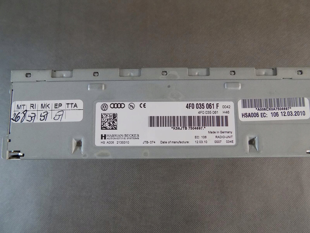 VW TOUAREG 7P RADIO TUNER 4F0035061F