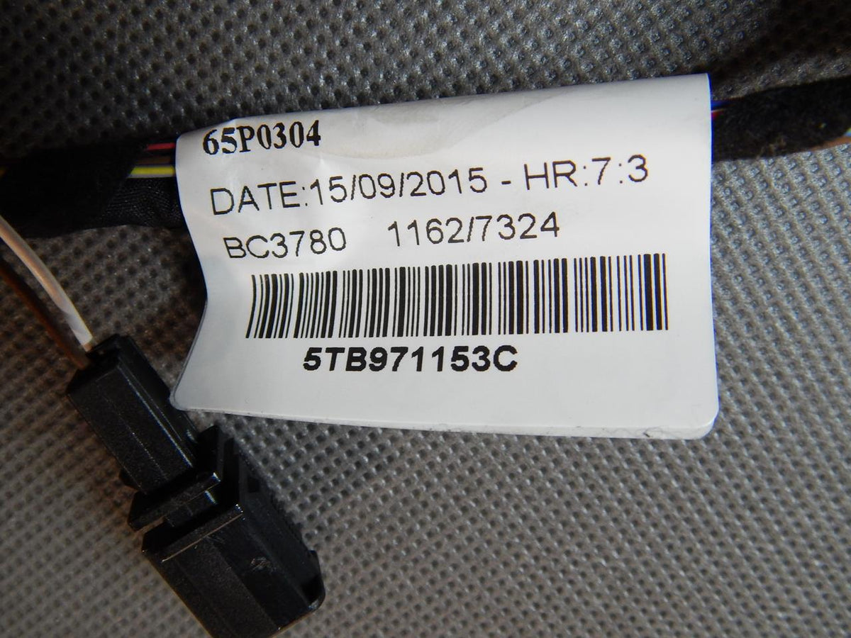 VW TOURAN 5T UPHOLSTERY HARNESS LEFT 5TB971153C
