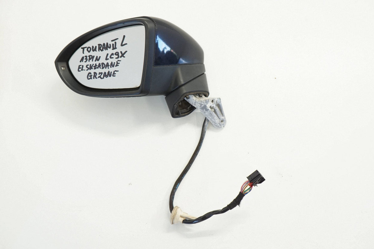 VW TOURAN II 5TA 16R MIRROR LEFT 13PIN LC9X ENGLISH