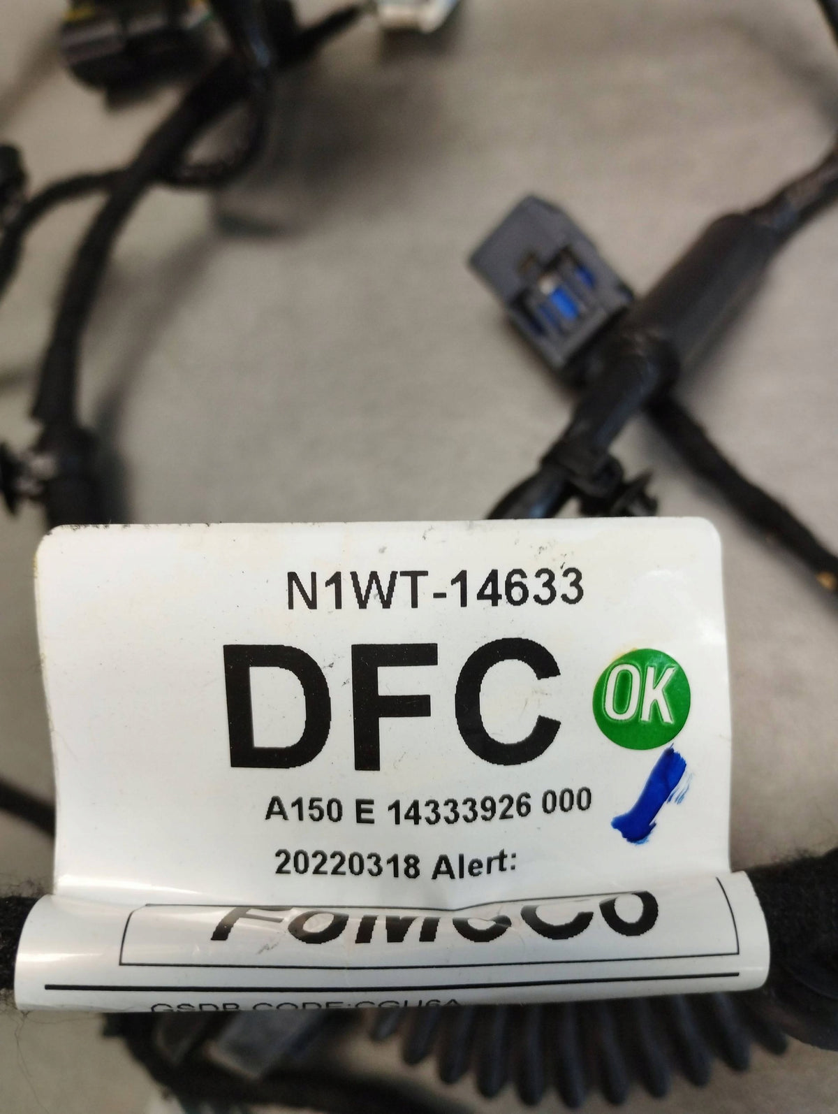Volkswagen Amarok II 2023 DOOR HARNESS LEFT REAR N1WT14633DFC