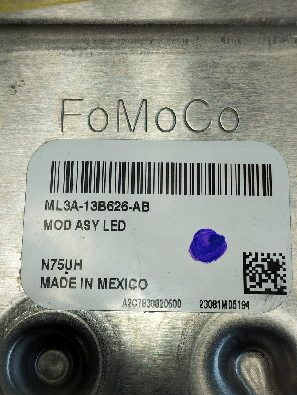 Volkswagen Amarok II CONVERTER LAMP MODULE ML3A13B626AB
