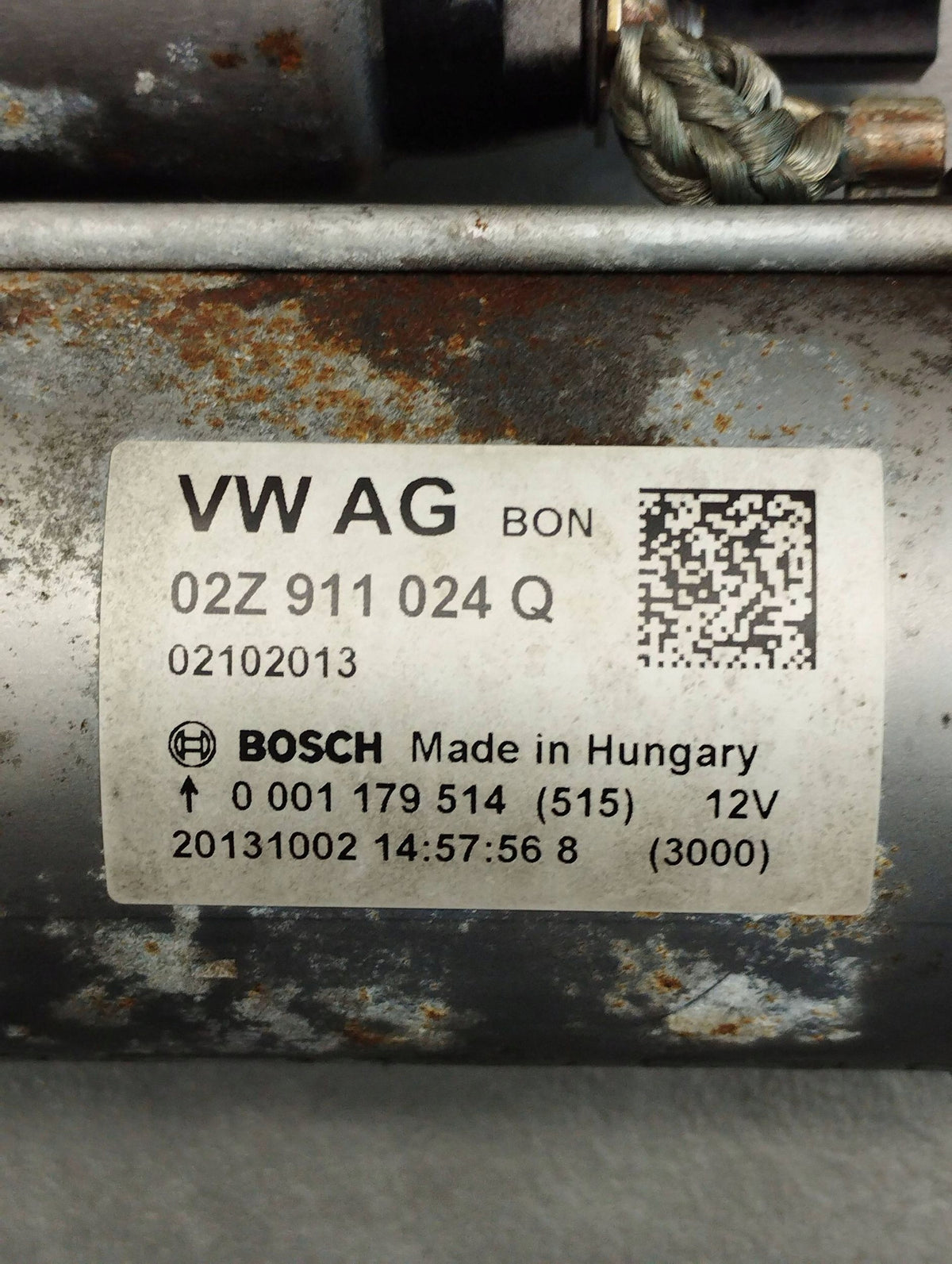 Volkswagen Golf VII 1.4 tsi Starter 02Z911024Q