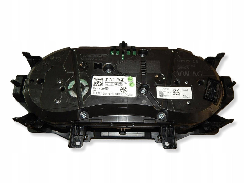 Volkswagen Golf VII 7 Counter clocks 5G1920742D