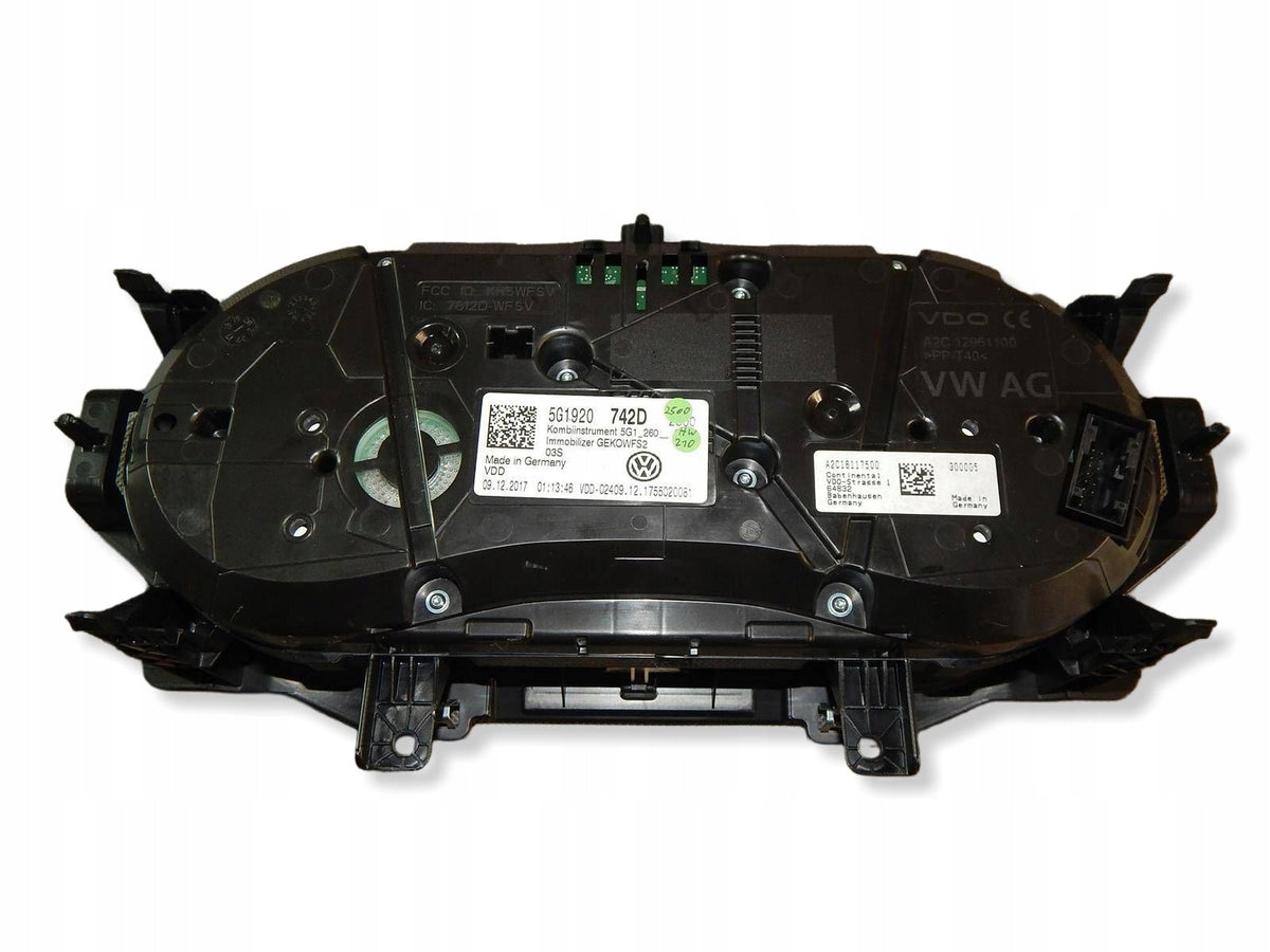 Volkswagen Golf VII 7 Counter clocks 5G1920742D