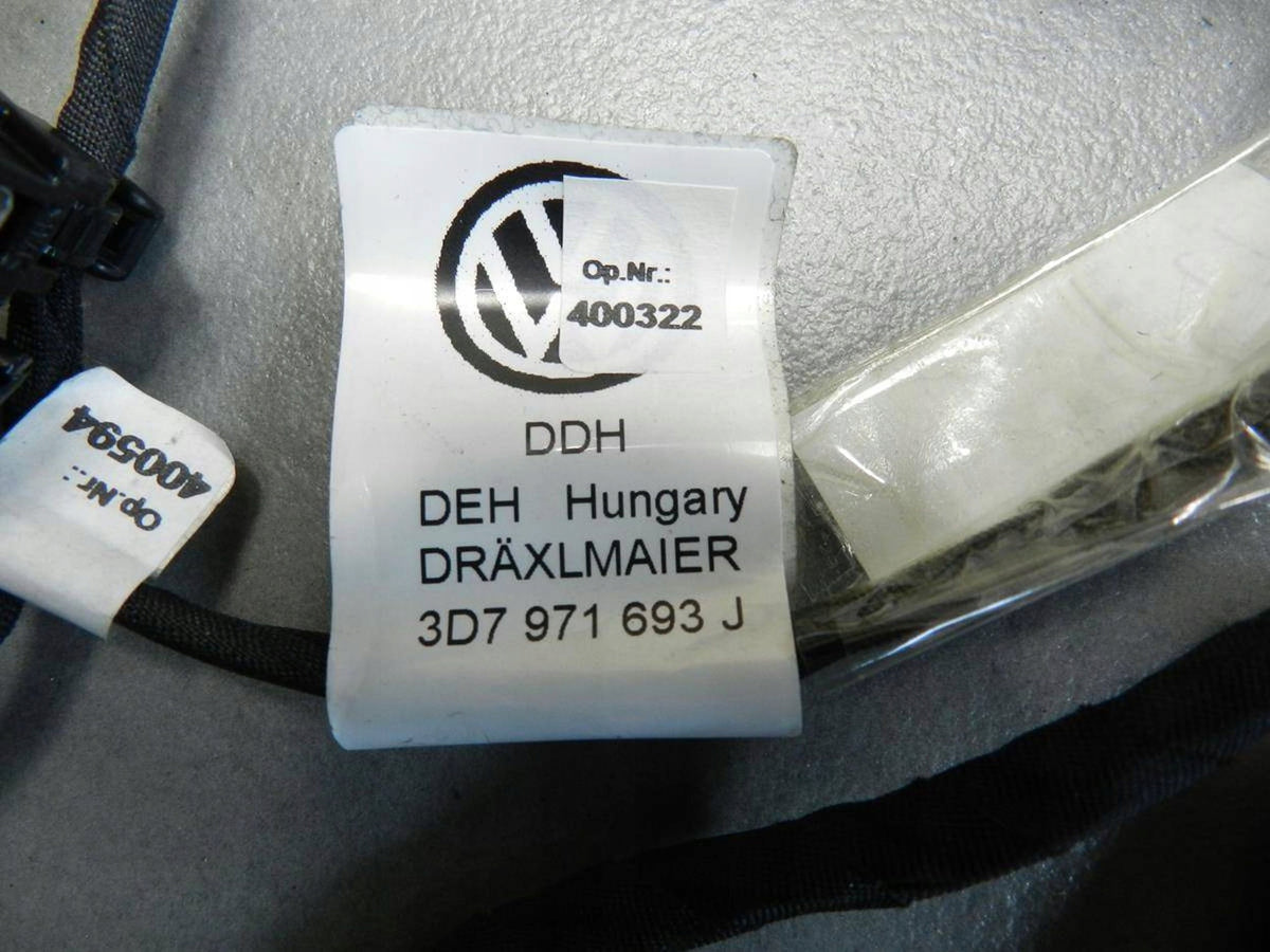 Volkswagen Phaeton DOOR HARNESS LEFT REAR 3D7971693J