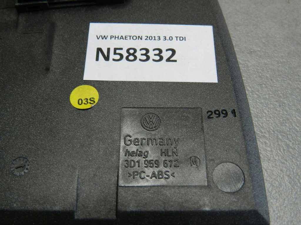 Volkswagen Phaeton PDC button blinds 3D1959672M