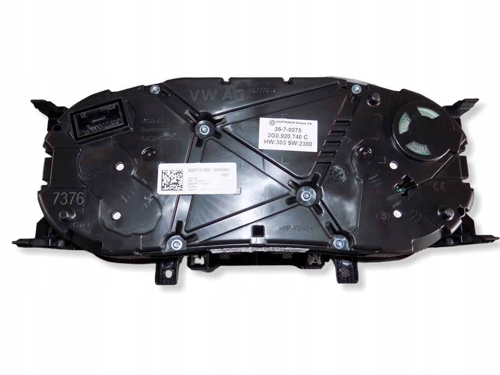Volkswagen Polo VI 2G Counter clocks 2G0920740C