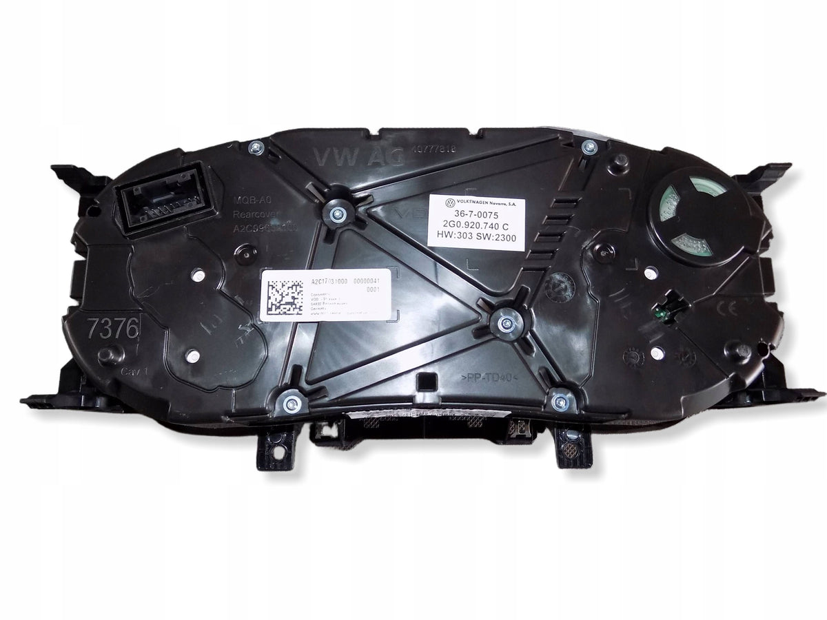 Volkswagen Polo VI 2G Counter clocks 2G0920740C