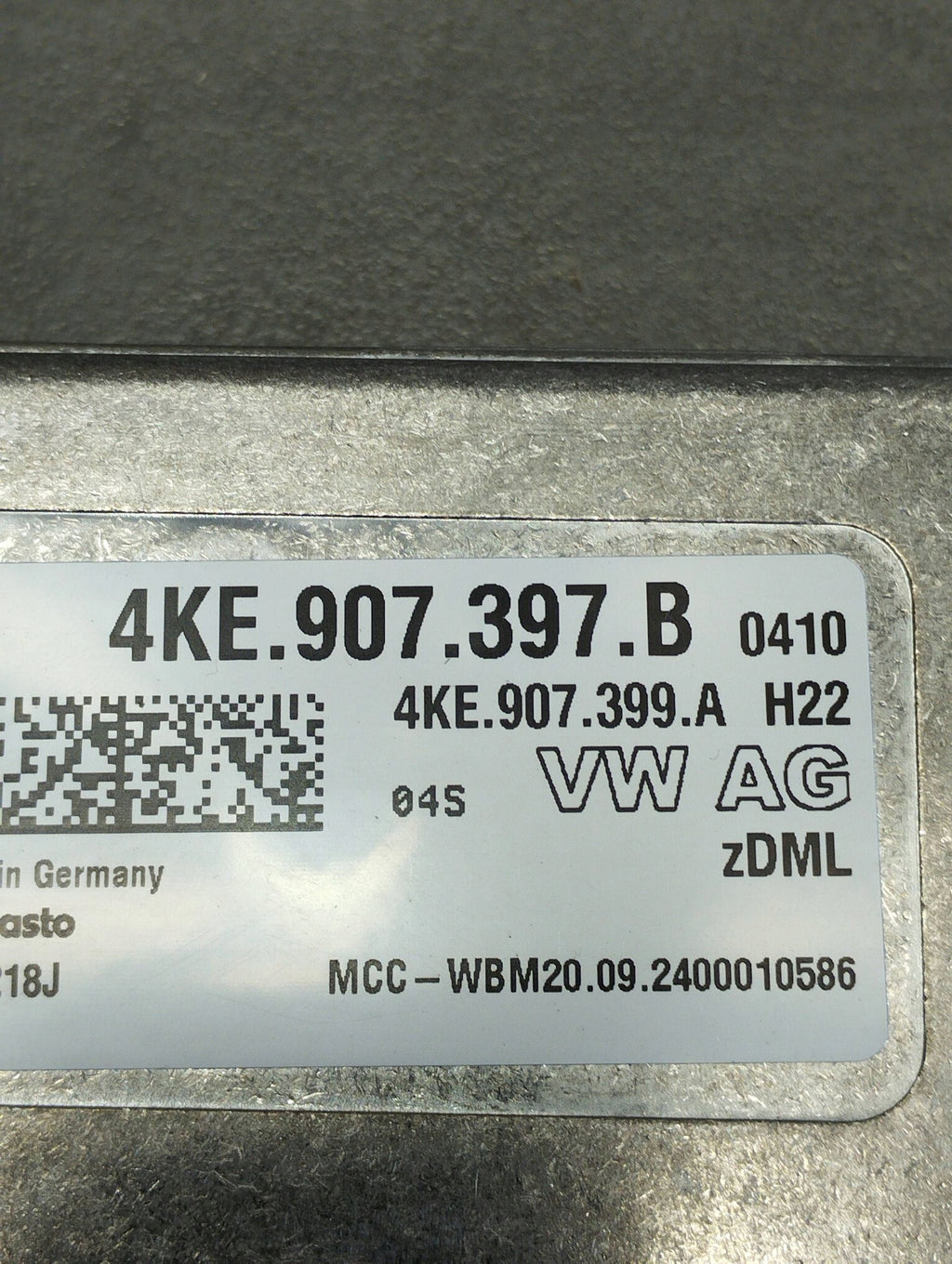 Volkswagen Tiguan III CONTROL MODULE 4KE907397B