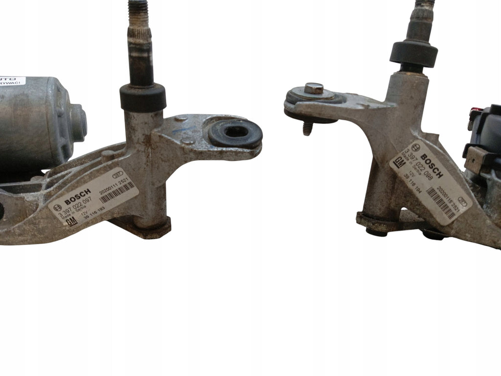WIPER MOTOR FRONT SET OPEL ASTRA K V 39116194 39116193